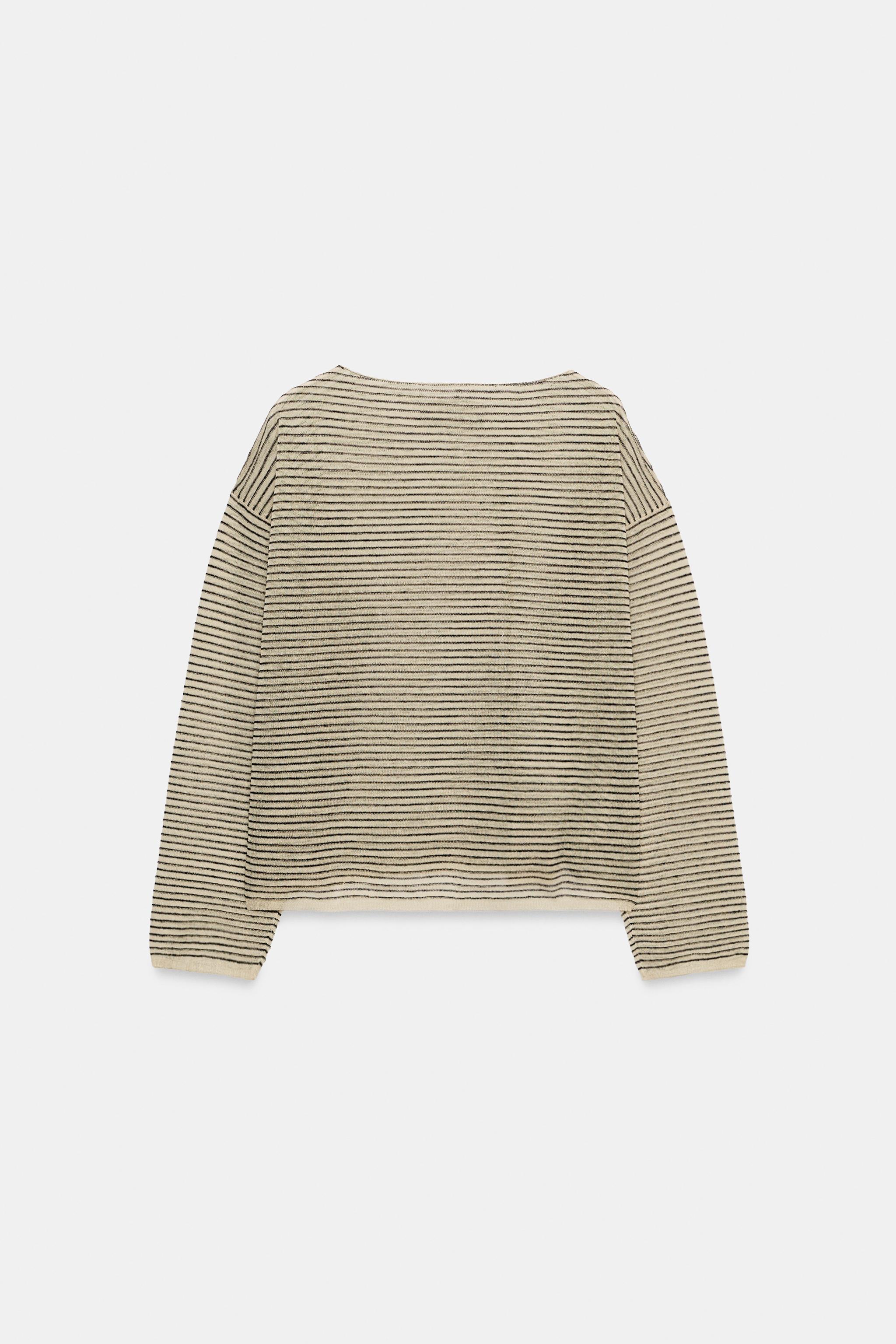 FINE KNIT STRIPED JUMPER
